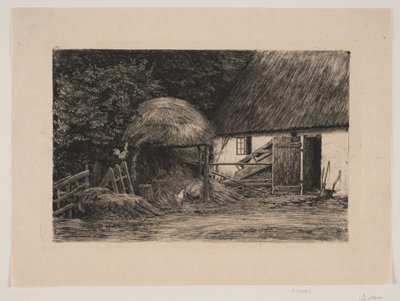 Vid bondgården av Carl Bloch