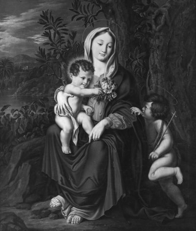 Jungfru Maria med Jesusbarnet och lille Johannes av Carl Christian Seydewitz