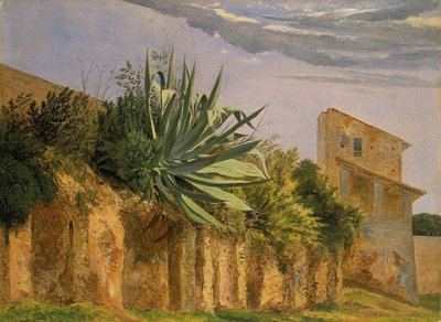 På stadsmuren i Rom av Carl Ernst Ludwig Wagner
