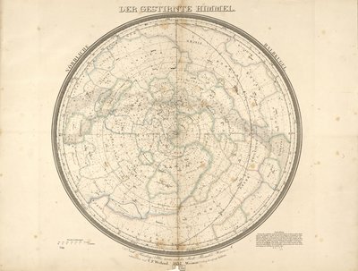 Stjärnhimlen - norra halvklotet av Carl Ferdinand Weiland