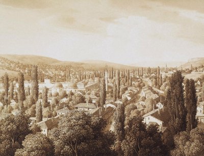 Utsikt över Bakhchisaray, 1824 av Carl Ferdinand von Kugelgen