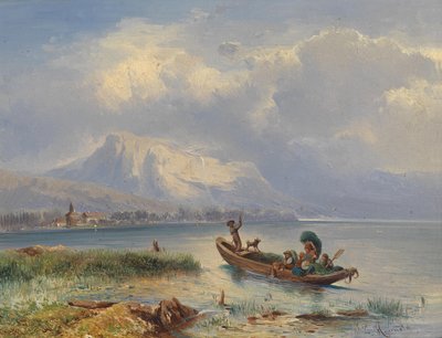 Återvänder hem efter höskörden av Carl Franz Emanuel Haunold