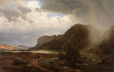 Flodlandskap av Carl Friedrich Lessing