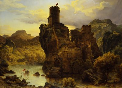 Riddarborg av Carl Friedrich Lessing