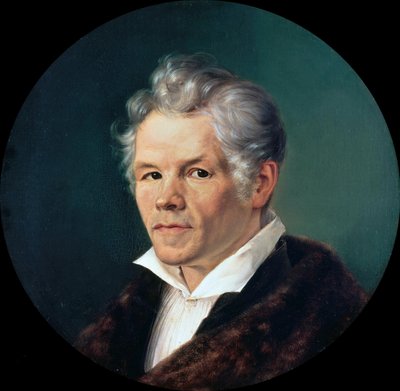 Porträtt av Karl Friedrich Schinkel 1781-1841. av Carl Friedrich Ludwig Schmid