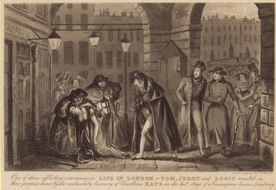 En av de plågsamma händelserna i Life in London av Carl Georg Adolph Hasenpflug
