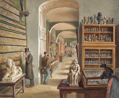 Det andra skåpet i den egyptiska kollektionen av Carl Goebel d. J.