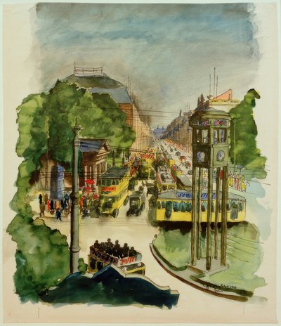 Carl Grossberg, Potsdamer Platz av Carl Grossberg