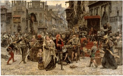 Swedish: Valdemar Atterdag brandskattar Visby 1361
 Valdemar Atterdag Holding Visby to Ransom, 1361 av Carl Gustaf Hellqvist