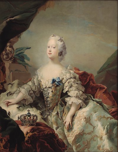 Louise av Storbritannien 1724-1751, drottning av Danmark, 1747. av Carl Gustaf Pilo