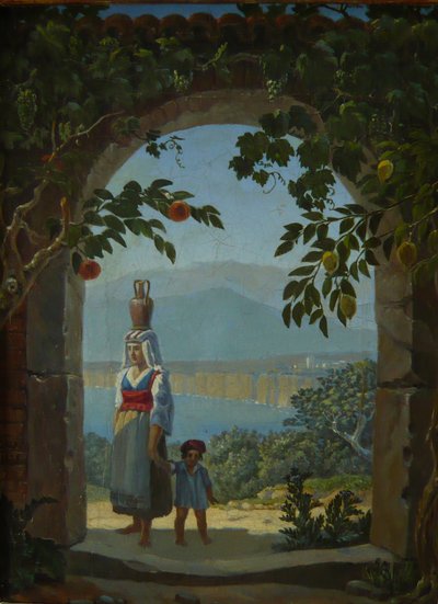 Minnet av Sorrento av Carl Gustav Carus