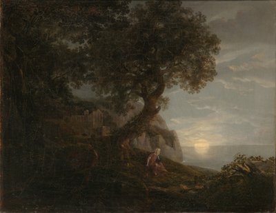 Månuppgång av Carl Gustav Carus
