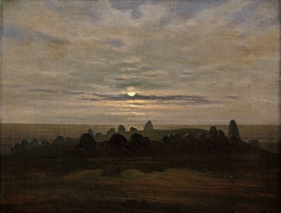 Stenåldersfäste vid Nobbin, ön Rügen av Carl Gustav Carus
