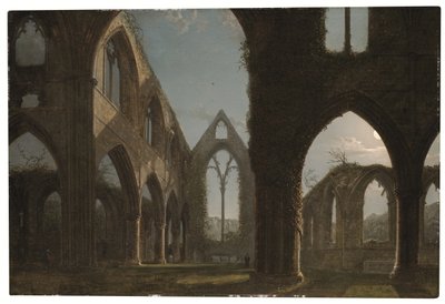 Tintern Abbey (olja på duk) av Carl Gustav Carus