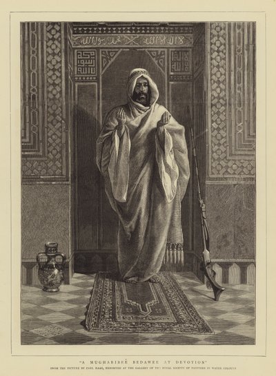 En Mugharibee Bedawee på Devotion av Carl Haag