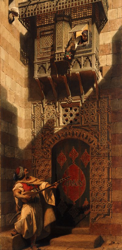 En Serenad i Kairo; En Serenata i Kairo, 1893 av Carl Haag