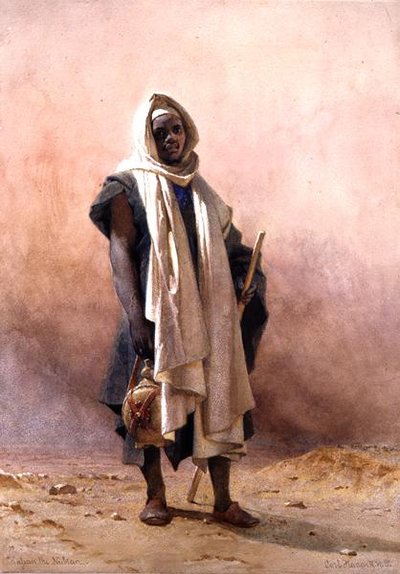 Nubianen Nassan av Carl Haag