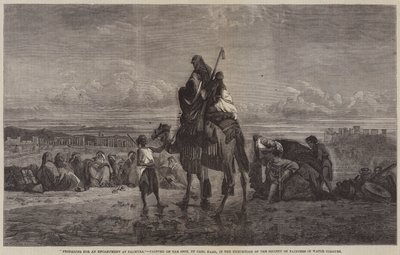 Förberedelser för ett läger i Palmyra av Carl Haag