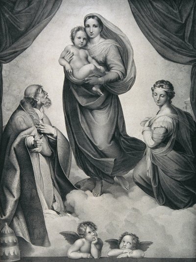 Den sixtinska madonnan av Carl Heindel