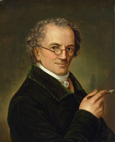 Konstnären Friedrich Carl Groger (1766-1838) 1828 av Carl Heinrich Adolph Grimm