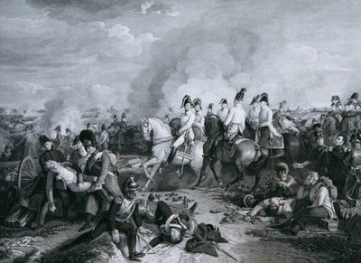 Ärkehertig Karl av Österrike i slaget vid Aspern av Carl Heinrich Rahl