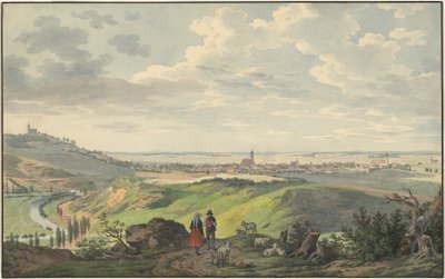 Staden Arnberg i Oberpfalz av Carl Heinzmann