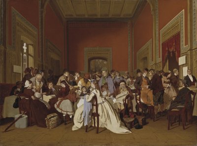 Andra klassens väntrum, ca 1865 av Carl Hendrik d Unker