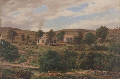 Klappenbach Ranch nära Johnson City, Texas av Carl Hermann Frederick Lungkwitz