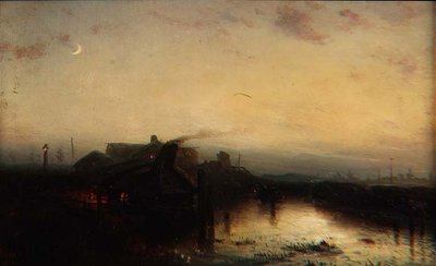 Månbelyst kväll av Carl Hilgers