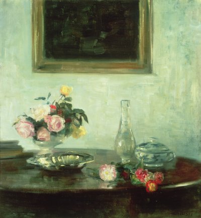 Stilleben med rosor av Carl Holsoe