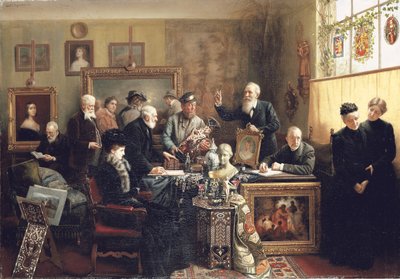 Dödsboauktionen, 1903 av Carl Johann Spielter