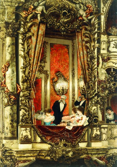 Franz Josef på Operan, 1883 av Carl Kahler