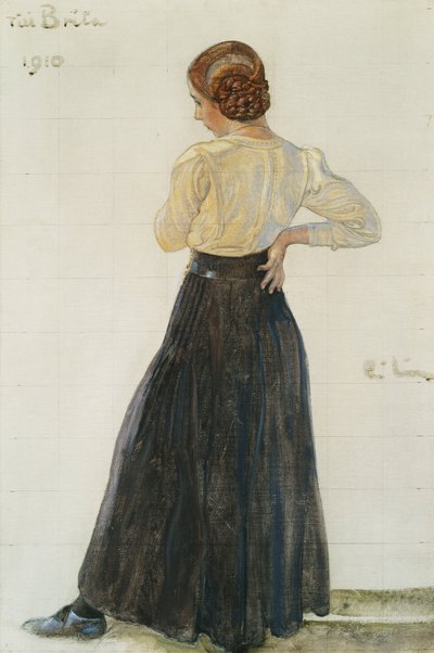 Brita, 1910 av Carl Larsson