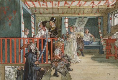 Namnsdagen. omkring 1895 av Carl Larsson