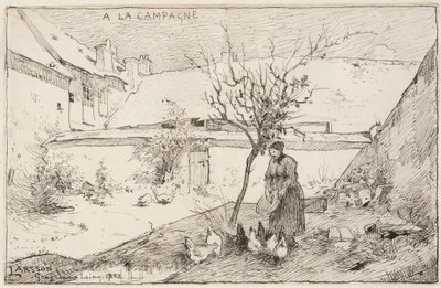 Fransk bondgård av Carl Larsson