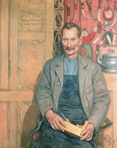 Hans Arnbom, Snickaren av Carl Larsson