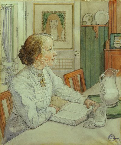 Min äldsta dotter, 1904 av Carl Larsson