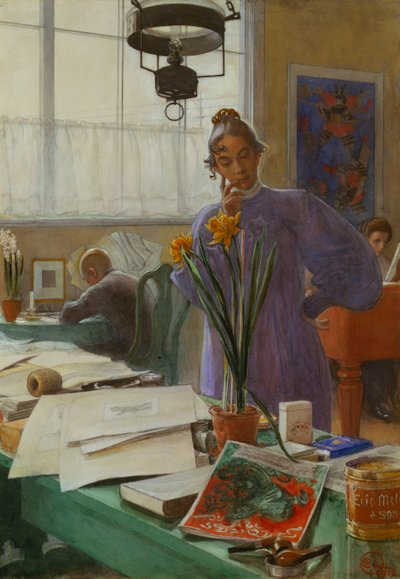 Min fru av Carl Larsson