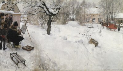 Friluftsmålare av Carl Larsson