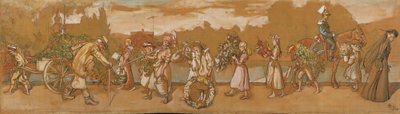 Utomhus blåser sommarvinden av Carl Larsson