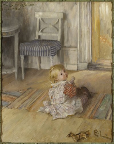 Pontus, av Larsson, Carl (1853-1919). Olja på duk av Carl Larsson