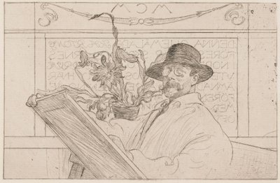 Självporträtt av Carl Larsson