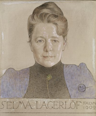 Selma Lagerlöf, 1902 av Carl Larsson