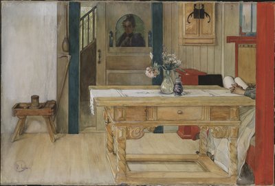 Söndagsvila av Carl Larsson