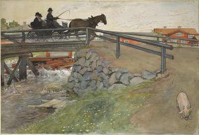 Bron. Ur Ett hem (26 akvareller) av Carl Larsson
