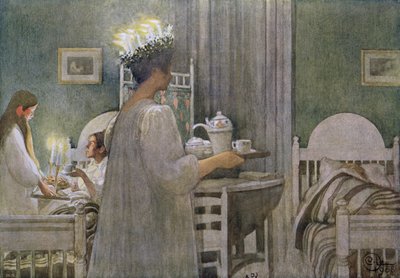 St. Lucy-festen den 13 december av Carl Larsson