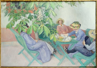 Under kastanjeträdet, 1912 av Carl Larsson