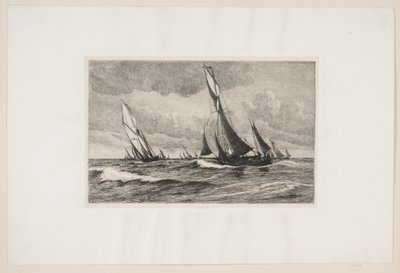 Fiskekutter är till havs av Carl Locher
