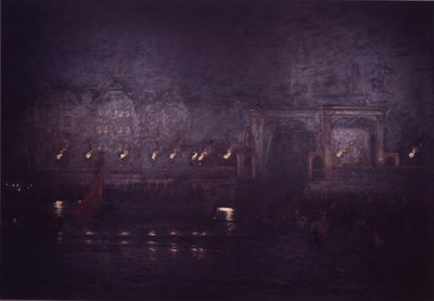 Frederik VII:s begravning den 2 december 1863 av Carl Locher