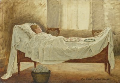 Dödsbädd av Carl Ludwig Jessen